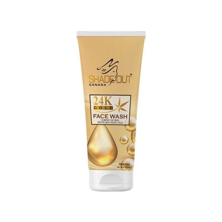 24K Gold Face Wash - Shadeout Cosmetics
