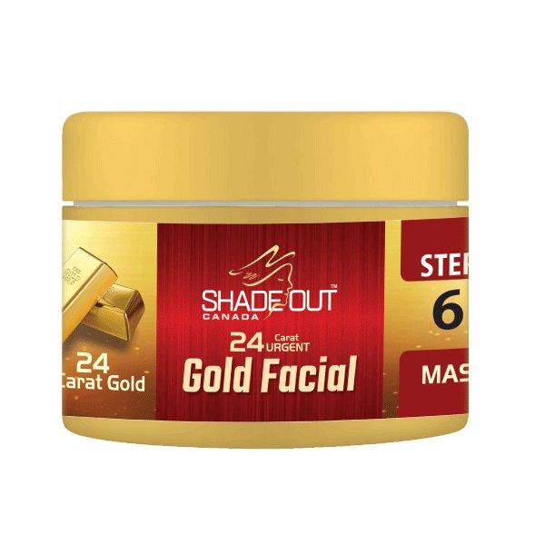 24k gold facial mask - shadeout