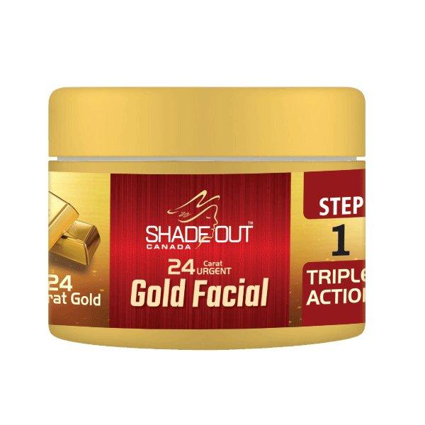 24k gold triple action cleanser - Shadeout